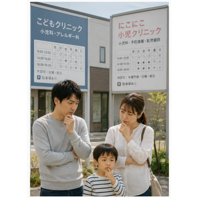 子どもの病院探しが不安